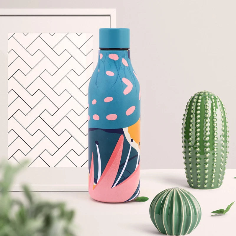 PopArt Stainless Steel Bottle - Insulated Color Splash
