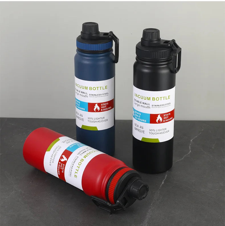 1000ml Stainless Steel Vacuum Flask | Hot & Cold Insulated Bottle