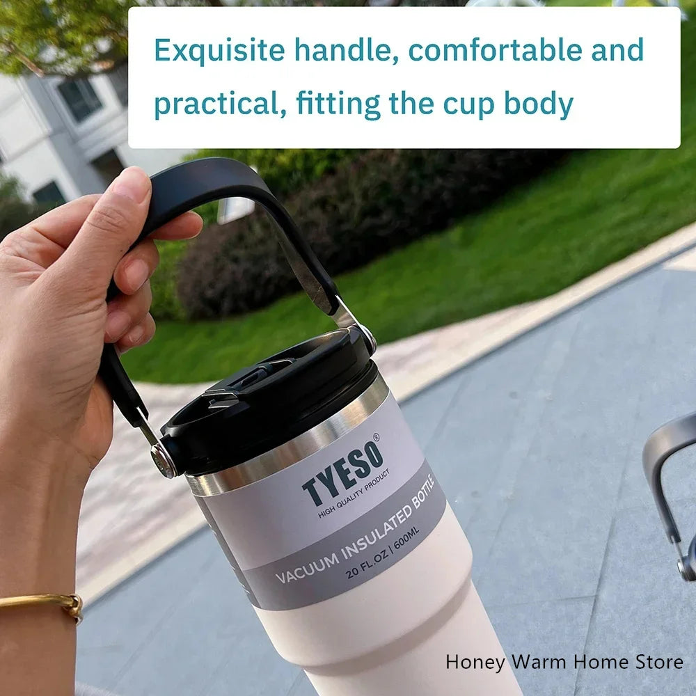 TYESO Stainless Steel Insulated Tumbler – Double-Layer Coffee Travel Mug Water Bottle